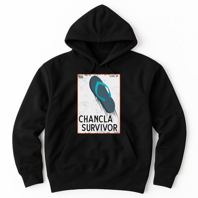 Chancla Survivor Funny Spanish Joke Hoodie