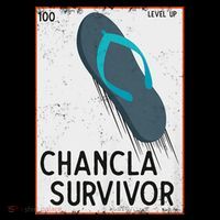 Chancla Survivor Funny Spanish Joke Tall T-Shirt