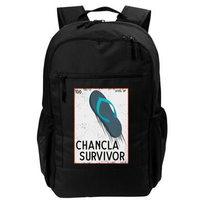 Chancla Survivor Funny Spanish Joke Backpack
