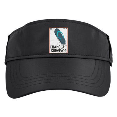 Chancla Survivor Funny Spanish Joke Adult Drive Performance Visor