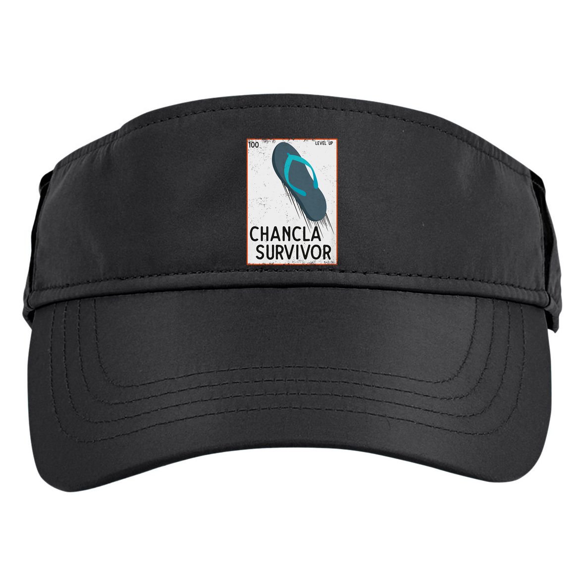 Chancla Survivor Funny Spanish Joke Adult Drive Performance Visor