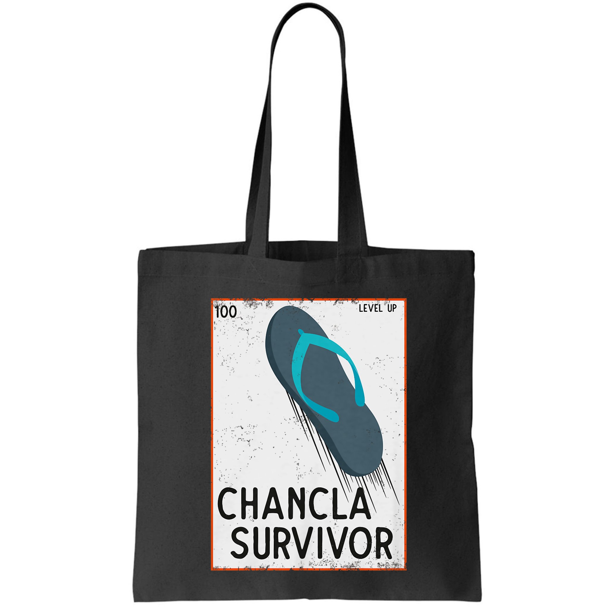 Chancla Survivor Funny Spanish Joke Bag