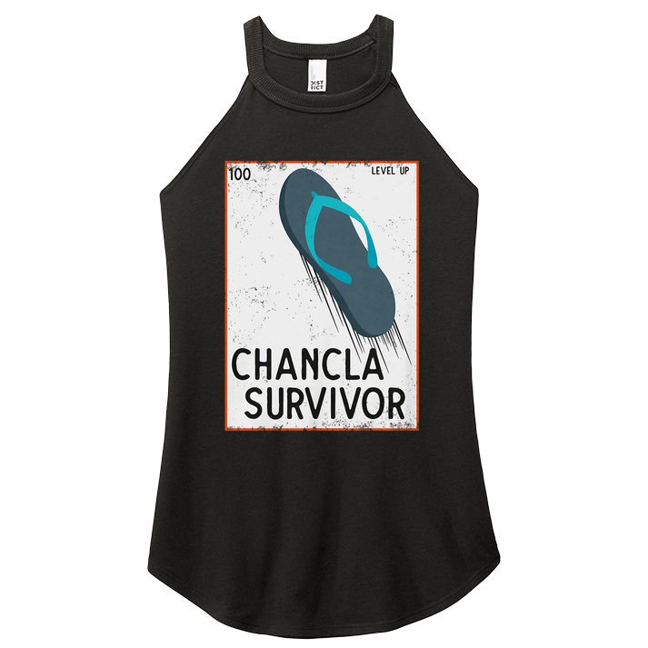 Chancla Survivor Funny Spanish Joke Women's Perfect Tri Rocker Tank