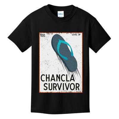 Chancla Survivor Funny Spanish Joke Kids T-Shirt