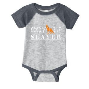 Coyote Slayer Funny Hunting Gift For Coyote Hunters Infant Baby Jersey Bodysuit