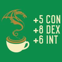 Coffee Stats For Roleplaying And Larping Tabletop Rpg Mousepad