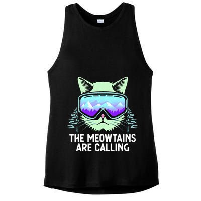 Cool Snowboard For Ski Lover Mountain Skier Ladies PosiCharge Tri-Blend Wicking Tank