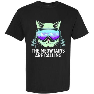 Cool Snowboard For Ski Lover Mountain Skier Garment-Dyed Heavyweight T-Shirt