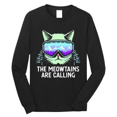 Cool Snowboard For Ski Lover Mountain Skier Long Sleeve Shirt