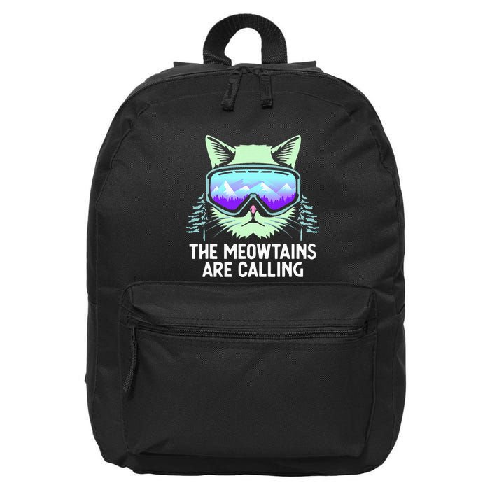 Cool Snowboard For Ski Lover Mountain Skier 16 in Basic Backpack