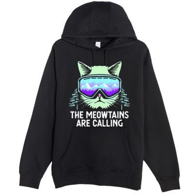 Cool Snowboard For Ski Lover Mountain Skier Premium Pullover Hoodie