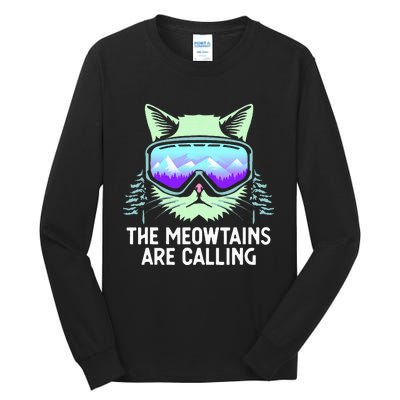 Cool Snowboard For Ski Lover Mountain Skier Tall Long Sleeve T-Shirt