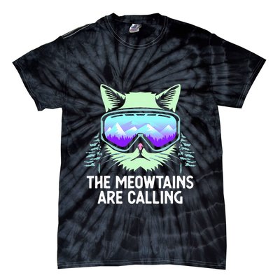 Cool Snowboard For Ski Lover Mountain Skier Tie-Dye T-Shirt