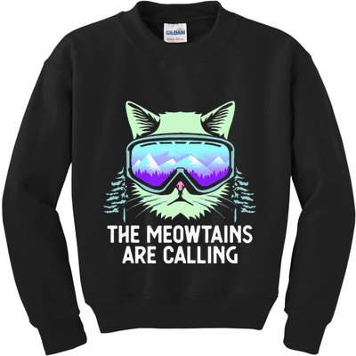 Cool Snowboard For Ski Lover Mountain Skier Kids Sweatshirt