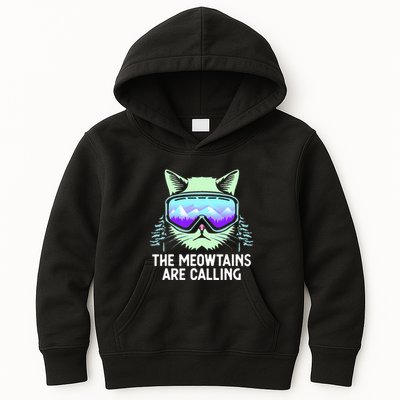 Cool Snowboard For Ski Lover Mountain Skier Kids Hoodie