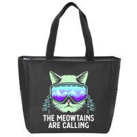 Cool Snowboard For Ski Lover Mountain Skier Zip Tote Bag