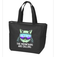 Cool Snowboard For Ski Lover Mountain Skier Zip Tote Bag