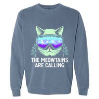 Cool Snowboard For Ski Lover Mountain Skier Garment-Dyed Sweatshirt
