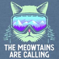 Cool Snowboard For Ski Lover Mountain Skier Garment-Dyed Sweatshirt