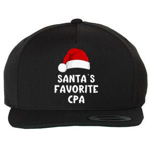 Christmas SantaS Favorite Cpa Certified Public Accountant Wool Snapback Cap