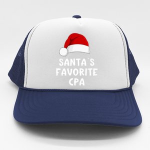 Christmas SantaS Favorite Cpa Certified Public Accountant Trucker Hat