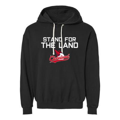 Cleveland Stand For The Land Garment-Dyed Fleece Hoodie