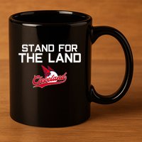 Cleveland Stand For The Land 11oz C Handle Ceramic Mug