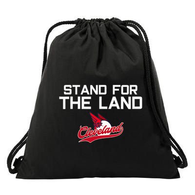 Cleveland Stand For The Land Drawstring Bag