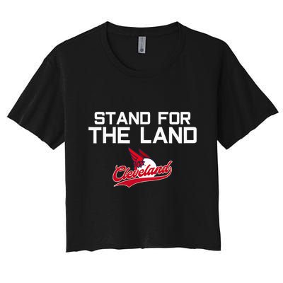 Cleveland Stand For The Land Crop Top
