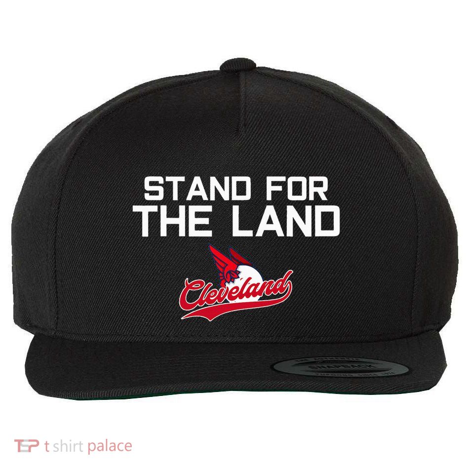 Cleveland Stand For The Land Wool Snapback Cap