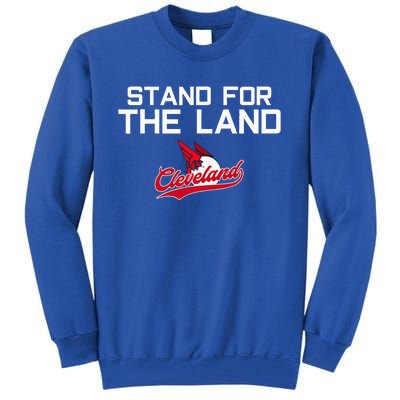 Cleveland Stand For The Land Tall Sweatshirt