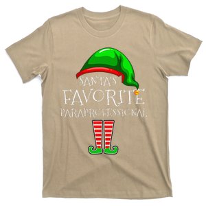 Christmas Santas Favorite Para Elf Xmas T-Shirt