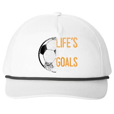 Cool Soccer For Soccer Lovers Player Football Goal  Snapback Five-Panel Rope Hat