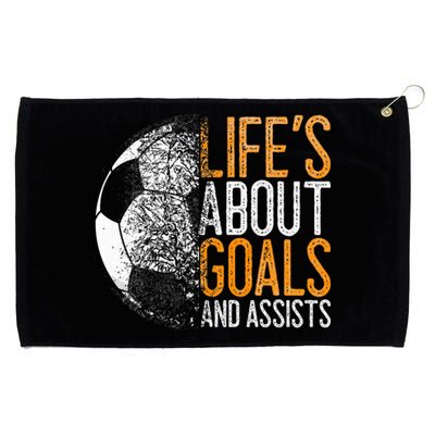 Cool Soccer For Soccer Lovers Player Football Goal  Grommeted Golf Towel