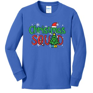 Christmas Squad Family Xmas Crew Great Gift Kids Long Sleeve Shirt