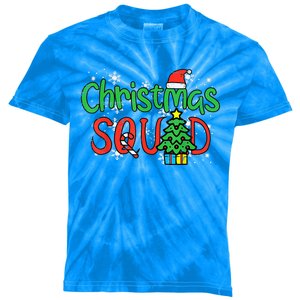 Christmas Squad Family Xmas Crew Great Gift Kids Tie-Dye T-Shirt