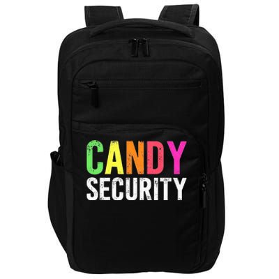 Candy Security Funny Halloween Costume Party Impact Tech Backpack