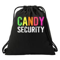 Candy Security Funny Halloween Costume Party Drawstring Bag