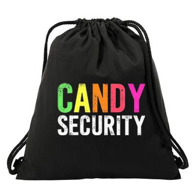 Candy Security Funny Halloween Costume Party Drawstring Bag