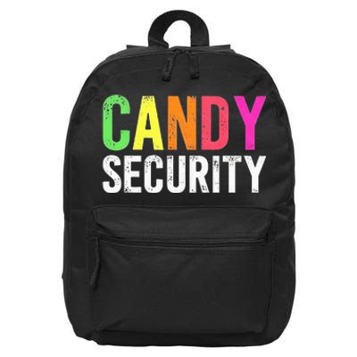 Candy Security Funny Halloween Costume Party 16 in Basic Backpack