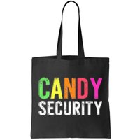 Candy Security Funny Halloween Costume Party Tote Bag