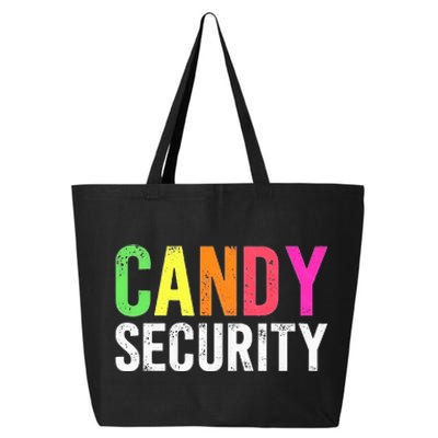 Candy Security Funny Halloween Costume Party 25L Jumbo Tote