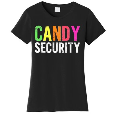 Candy Security Funny Halloween Costume Party Women's T-Shirt