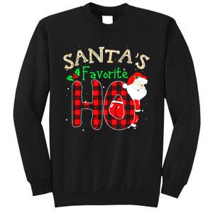 Christmas Santa's Favorite Ho Xmas Pajama Funny Naughty Sweatshirt