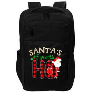 Christmas Santa's Favorite Ho Xmas Pajama Funny Naughty Impact Tech Backpack