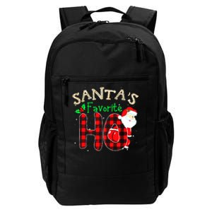 Christmas Santa's Favorite Ho Xmas Pajama Funny Naughty Daily Commute Backpack