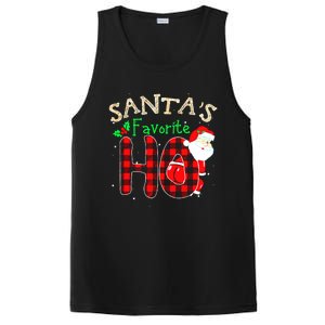 Christmas Santa's Favorite Ho Xmas Pajama Funny Naughty PosiCharge Competitor Tank