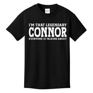 Connor Surname Funny Team Family Last Name Connor Kids T-Shirt