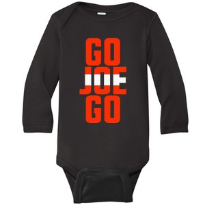 Cleveland Sundays For D.A.Wgs Go Joe Go Baby Long Sleeve Bodysuit