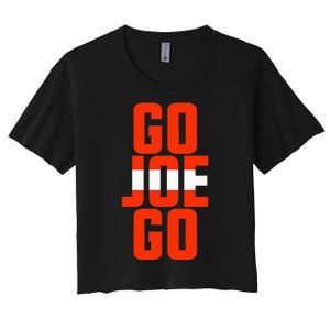 Cleveland Sundays For D.A.Wgs Go Joe Go Women's Crop Top Tee